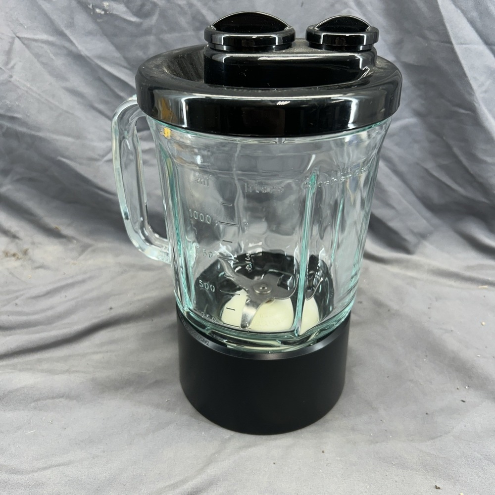 KitchenAid Ultra Power KSB50B Glass Pitcher Blender Replacement Black 40oz 5 Cup
